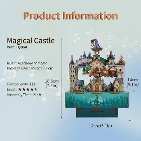 3D Puzzle - Tonecheer TQ064 Magical Castle - 5