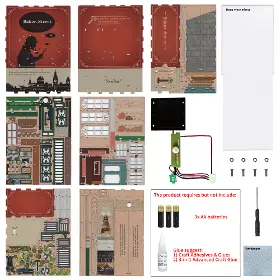 3D Puzzle - Tonecheer TQ108 Baker Street - 2