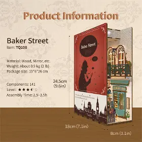 3D Puzzle - Tonecheer TQ108 Baker Street - 4