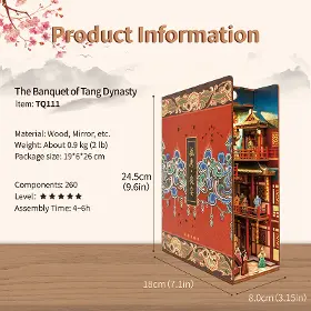 3D Puzzle - Tonecheer TQ111 The Banquet of Tang Dynasty - 4