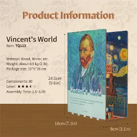 3D Puzzle - Tonecheer TQ113 Vincent´s World - 4