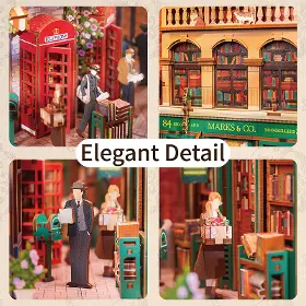 3D Puzzle - Tonecheer TQ114 84 Charing Cross Road - 3