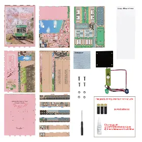 3D Puzzle - Tonecheer TQ119 Sakura´s Travel - 2