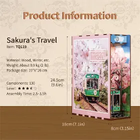 3D Puzzle - Tonecheer TQ119 Sakura´s Travel - 4
