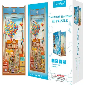 3D Puzzle - Tonecheer TQ126 Travel With The Wind - 10