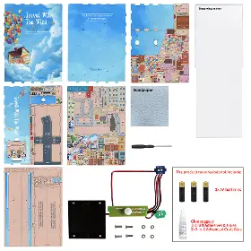 3D Puzzle - Tonecheer TQ126 Travel With The Wind - 2