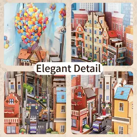3D Puzzle - Tonecheer TQ126 Travel With The Wind - 3
