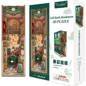 3D Puzzle - Tonecheer TQ140 Left Band Bookstore - 2