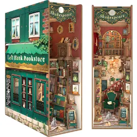 3D Puzzle - Tonecheer TQ140 Left Band Bookstore - 1