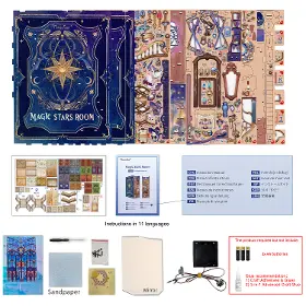 3D Puzzle - Tonecheer TQ142 Magic Stars Room - 8