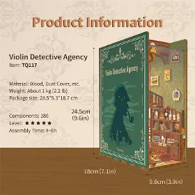 3D Puzzle - Tonecheer TQ117 Violin Detective Agency - 10