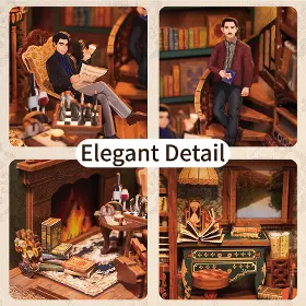 3D Puzzle - Tonecheer TQ117 Violin Detective Agency - 8