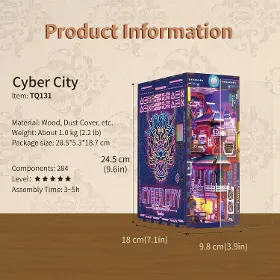 3D Puzzle - Tonecheer TQ131 Cyber City - 6