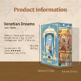3D Puzzle - Tonecheer TQ143 Venetian Dreams - 5