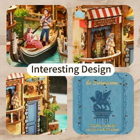 3D Puzzle - Tonecheer TQ143 Venetian Dreams - 6