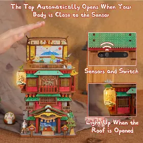 3D Puzzle - Tonecheer TQ188 Onsen Saga - 3