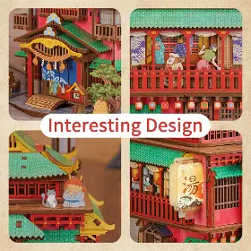 3D Puzzle - Tonecheer TQ188 Onsen Saga - 5