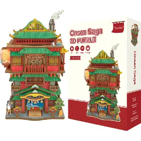 3D Puzzle - Tonecheer TQ188 Onsen Saga - 8
