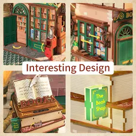 3D Puzzle - Tonecheer TQ187 Time Bookstore - 6