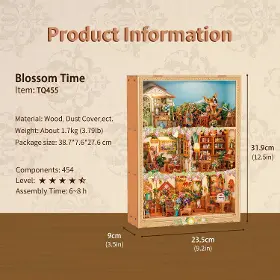 3D Puzzle - Tonecheer TQ455 Blossom Time - 4