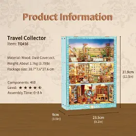 3D Puzzle - Tonecheer TQ456 Travel Collector - 9