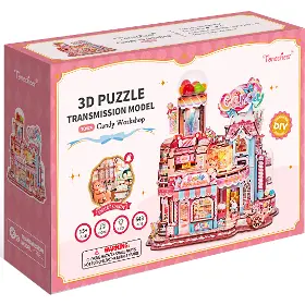 3D Puzzle - Tonecheer TQ424 Candy Workshop - 8