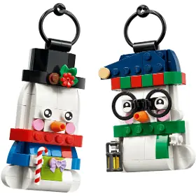 Stavebnice - LEGO ® 40812 Ozdobní snehuliaci - 3