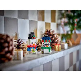 Stavebnice - LEGO ® 40812 Ozdobní snehuliaci - 5
