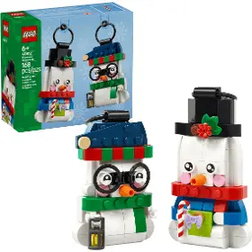Stavebnice - LEGO ® 40812 Ozdobní snehuliaci - 1