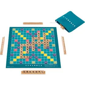 Desková hra - Scrabble Dřevěná edice CZ - 2
