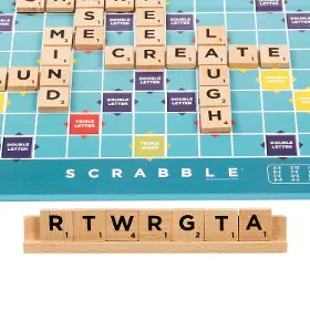 Desková hra - Scrabble Dřevěná edice CZ - 4