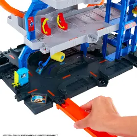 Garáž - Hot Wheels City JBM74 Maxi Garáž - 2