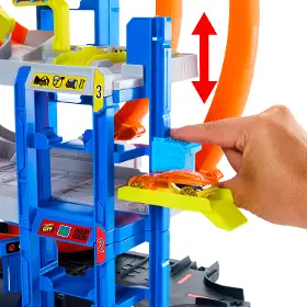 Garáž - Hot Wheels City JBM74 Maxi Garáž - 4