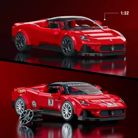 Stavebnice - Hot Wheels JFR90 Brick Shop Speed Series Maserati MC20 - 3