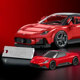 Stavebnice - Hot Wheels JFR90 Brick Shop Speed Series Maserati MC20 - 4