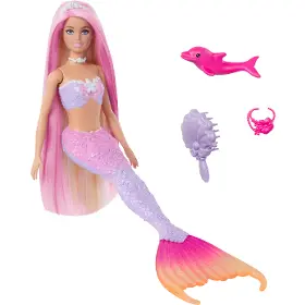 Panenka - Barbie HRP97 Barbie a dotek kouzla - Mořská panna Malibu - 2