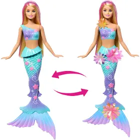 Panenka - Barbie JDM72 Kouzelná květinová mořská panna - blondýnka - 4