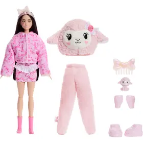 Panenka - Barbie JJP66 Cutie Reveal Růžové jehně - 2