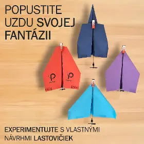 Lietadlo - PowerUp Elektrická lastovička modrá - 6