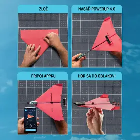 Lietadlo - PowerUp RC Smart lastovička 4.0 - 6