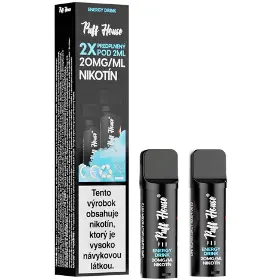 Náplň do e-cigariet - Puff House POD Energy Drink 2 ks - 1