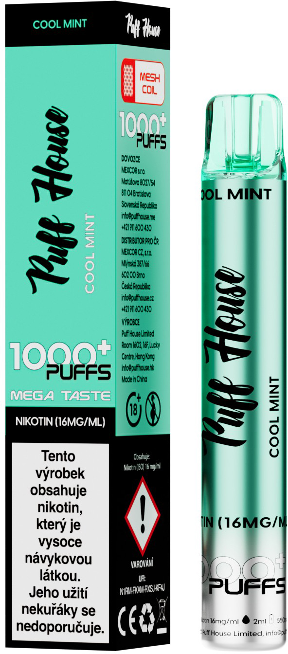 Puff House Cool Mint 1000+ Puffs | Planeo