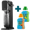 Sodastream ART black CQC + 2x sirupy