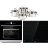 MORA VTS 785BXB + VDIT 631 FF + sada nádobí