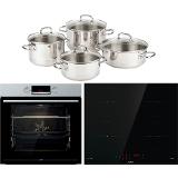 MORA VTS 545DX + VDIT631FF + sada nádobí