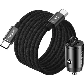 Set IT - Yenkee Autonabíječka 30W YAC CAR 01 MINI + magnetický kabel 60 W - 1