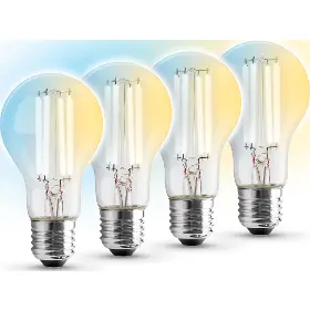 Sada chytrého osvětlení - Retlux RSH 103 LED 7W A60 E27 RGB Wi-Fi 4ks - 1
